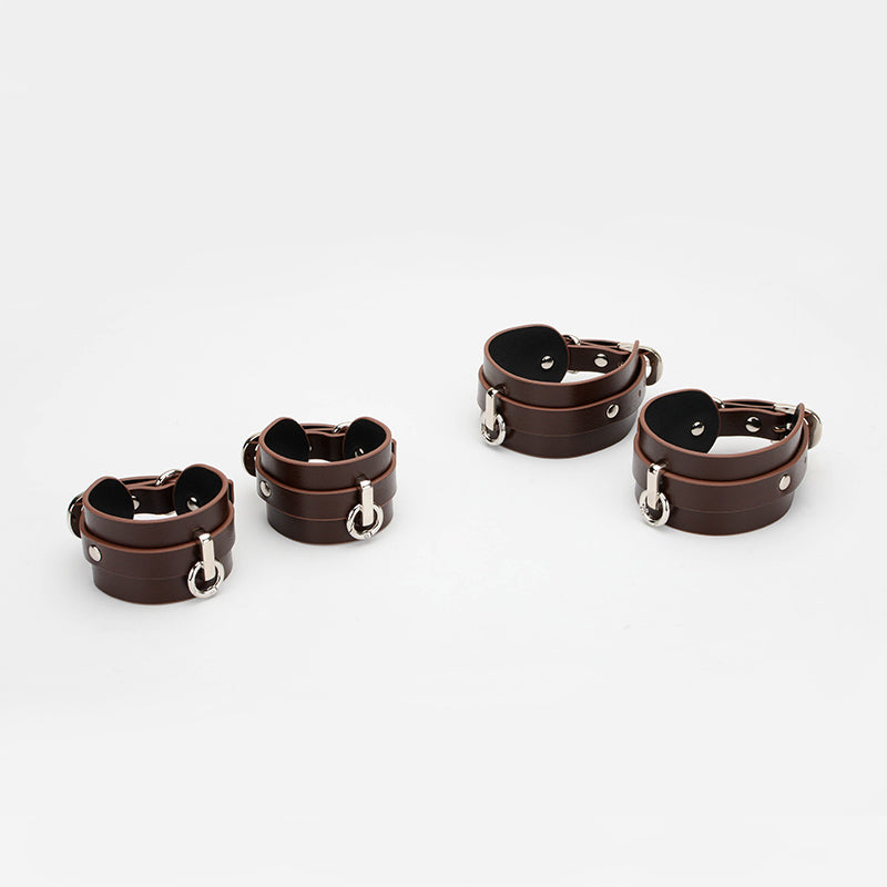 Catwoman Collar Handcuffs Leather Set
