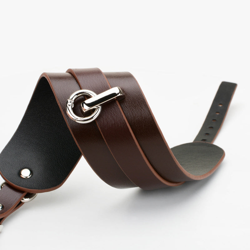 Catwoman Collar Handcuffs Leather Set