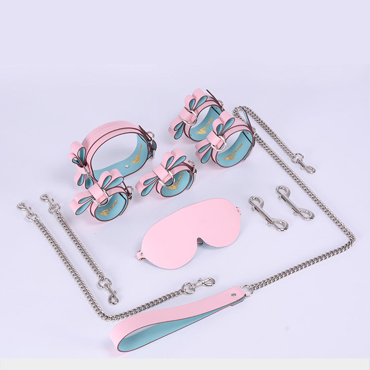 Bowknot Collar Handcuffs Sexy Suit