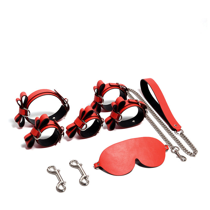 Bowknot Collar Handcuffs Sexy Suit
