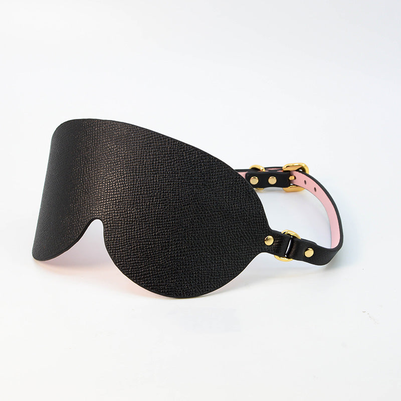 Minimalist D-ring Collar Handcuffs Leather Set