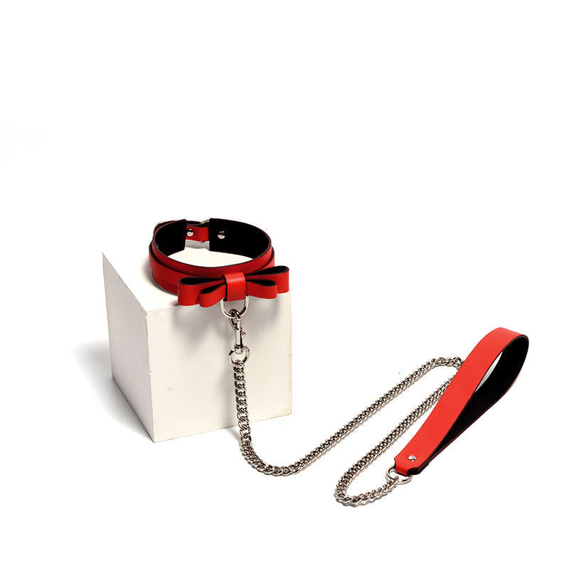 Bowknot Collar Handcuffs Sexy Suit