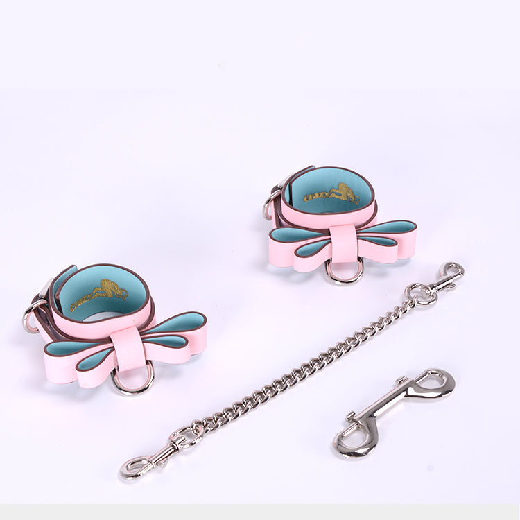 Bowknot Collar Handcuffs Sexy Suit