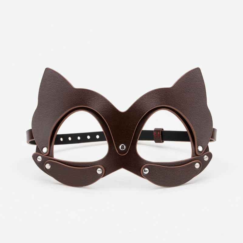 Catwoman Collar Handcuffs Leather Set