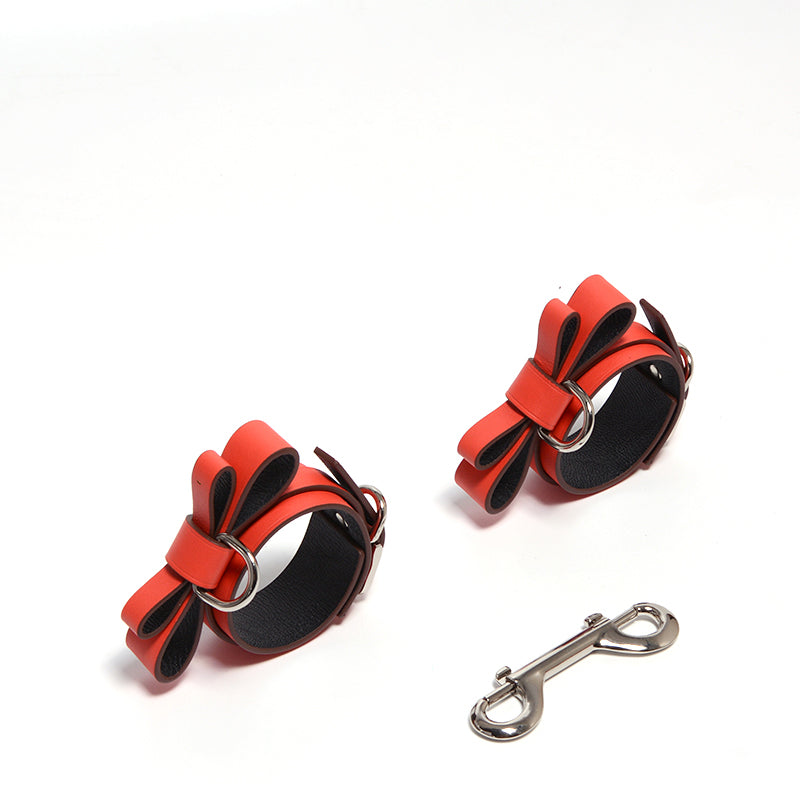 Bowknot Collar Handcuffs Sexy Suit