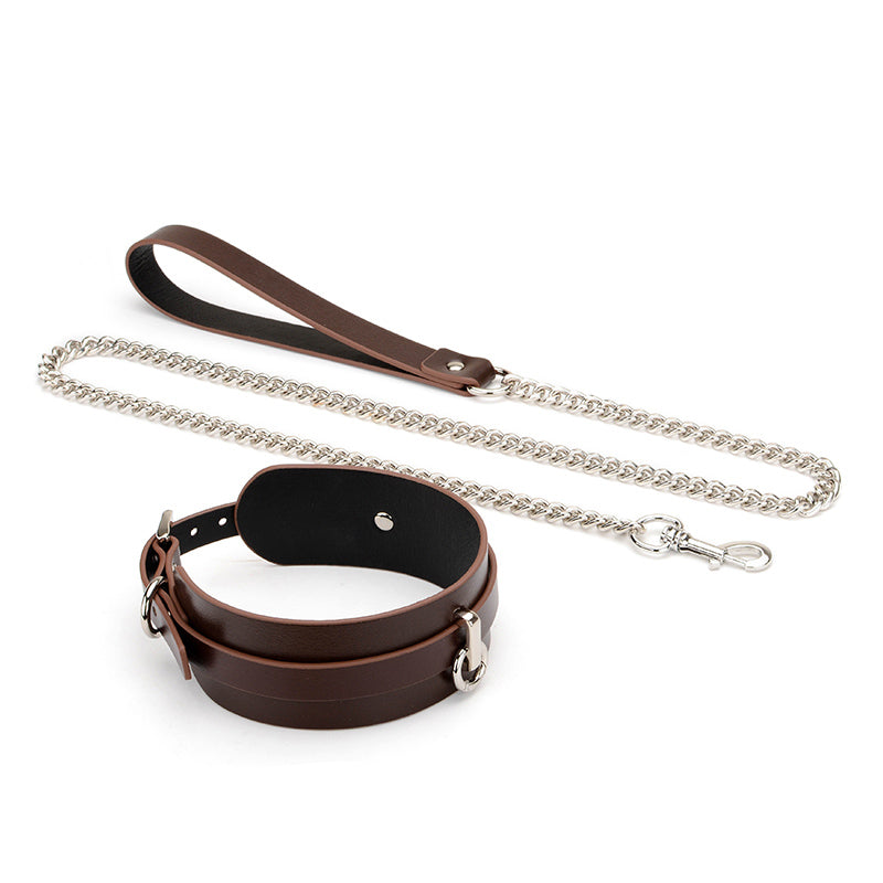 Catwoman Collar Handcuffs Leather Set