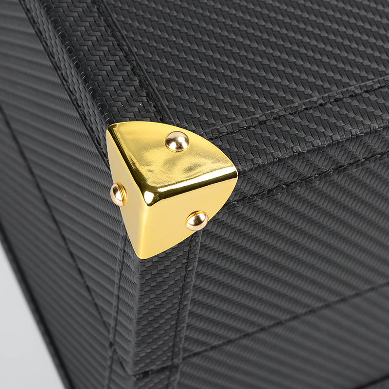 Joyce-Black Leather Box Suit