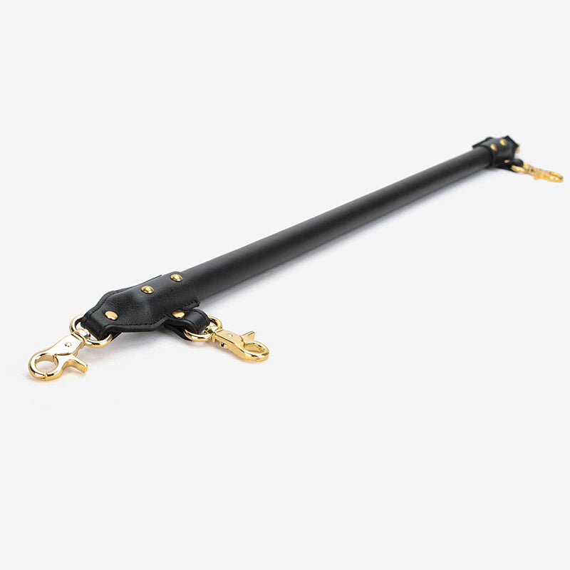 8 pcs Leather spreader bar with collar, handcuffs, ankle cuffs and carabineer set