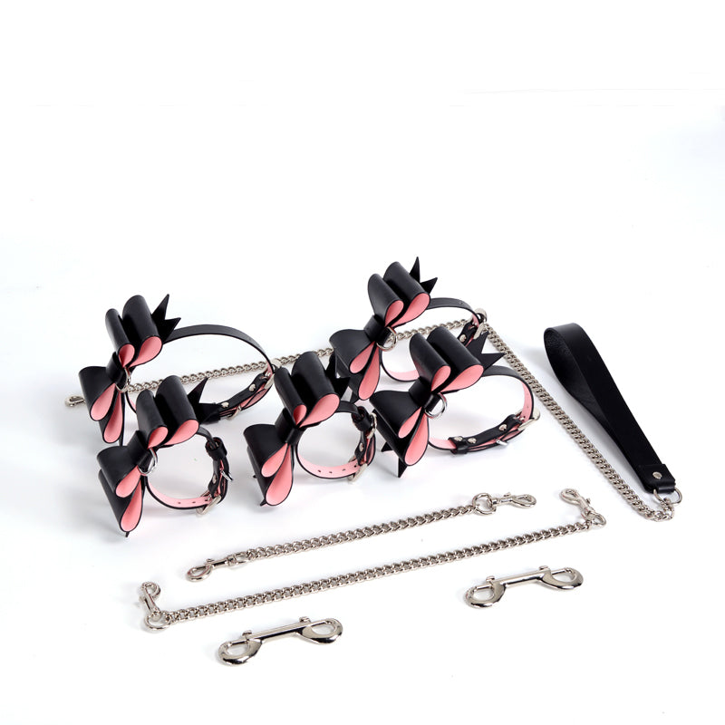 Miss Bowknot Collar Handcuffs Sexy Suit