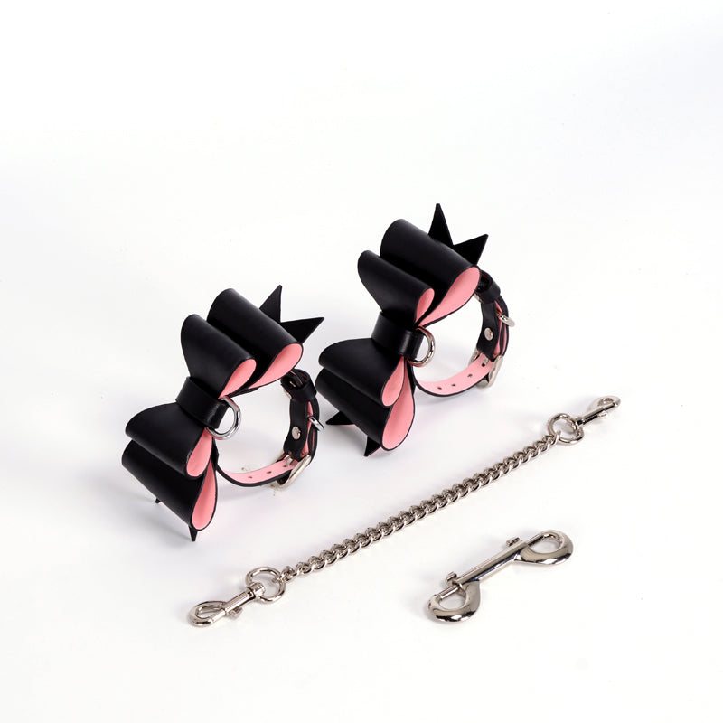 Miss Bowknot Collar Handcuffs Sexy Suit