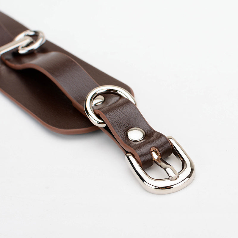 Catwoman Collar Handcuffs Leather Set