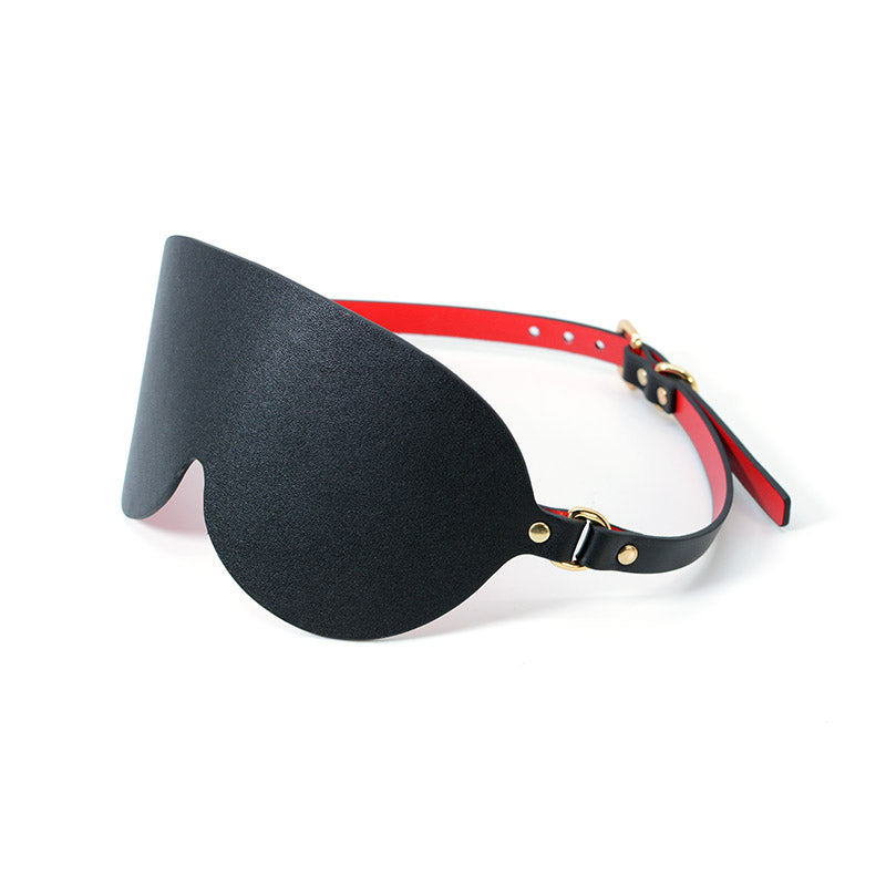 Black&Red Star Collar Handcuffs Leather Set