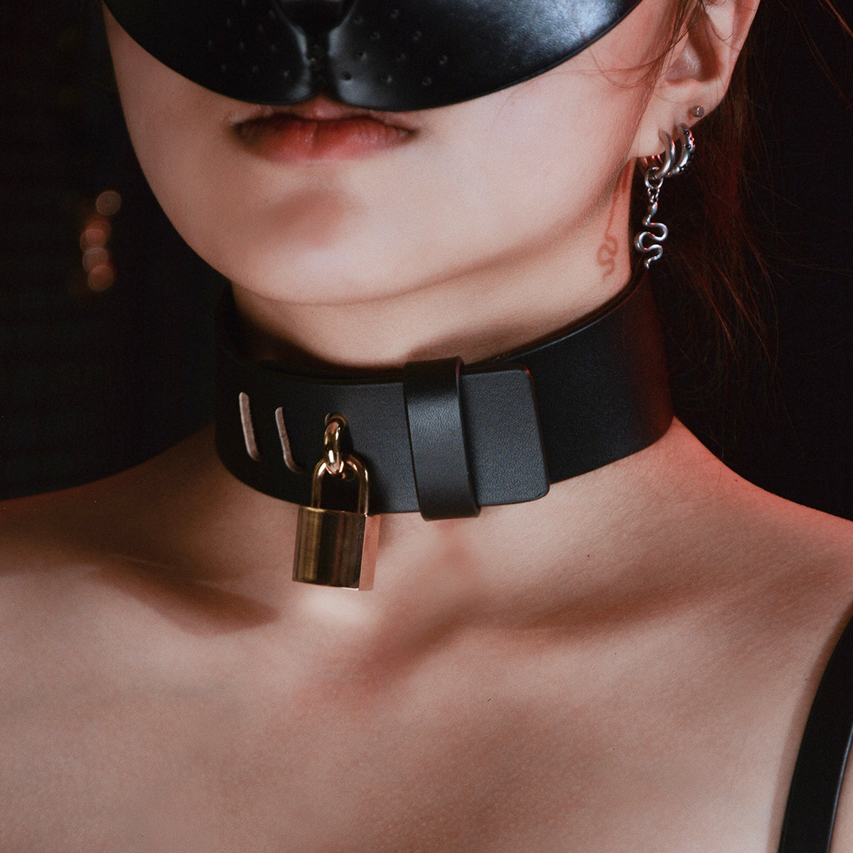 Delicate Padlock Collar