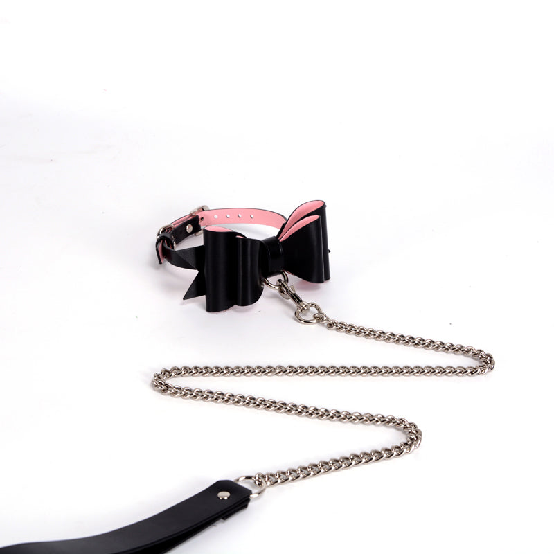 Miss Bowknot Collar Handcuffs Sexy Suit