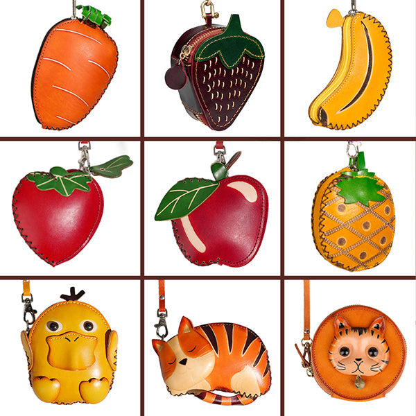 Leather Coin Pouches & Small Wallets