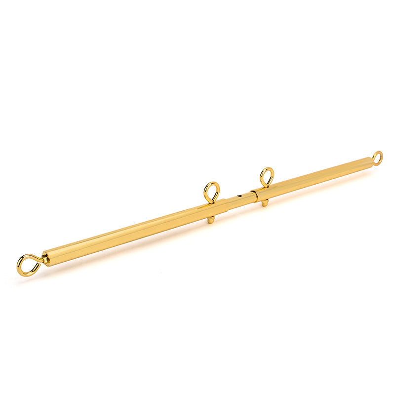 Stainless steel metal spreader bar adjustable with 4 carabiners set