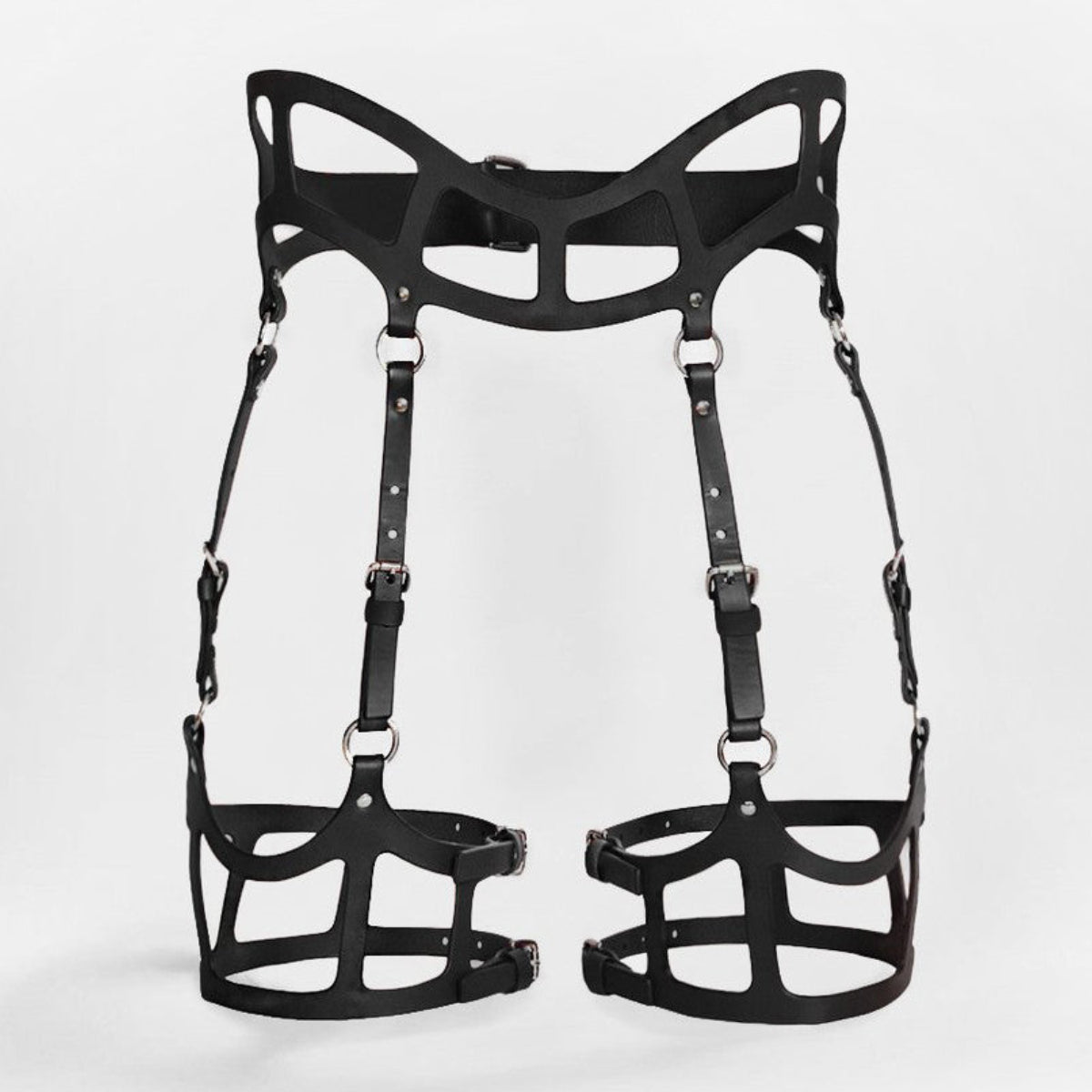 Grid Hollow Suspender Harness