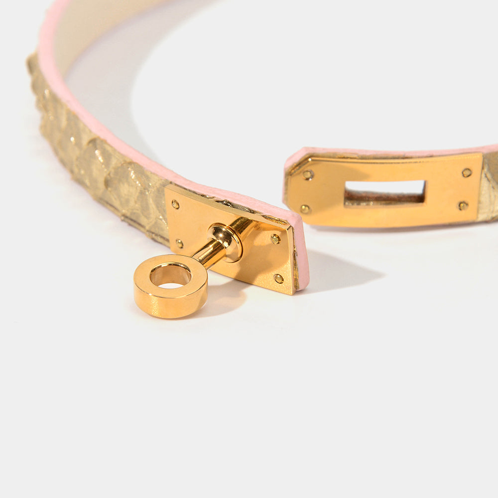 Classic Gold Python Choker