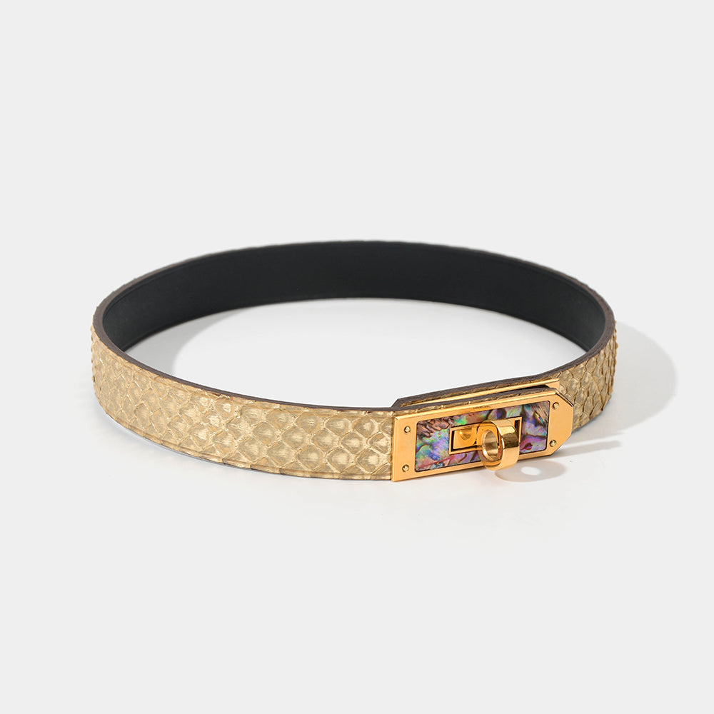 Classic Gold Python Collar/Choker