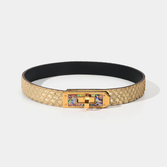 Classic Gold Python Collar/Choker