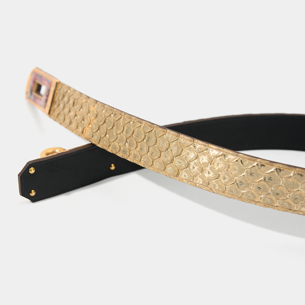 Classic Gold Python Collar/Choker