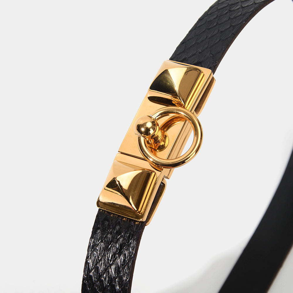 Black Python Collar With O-ring
