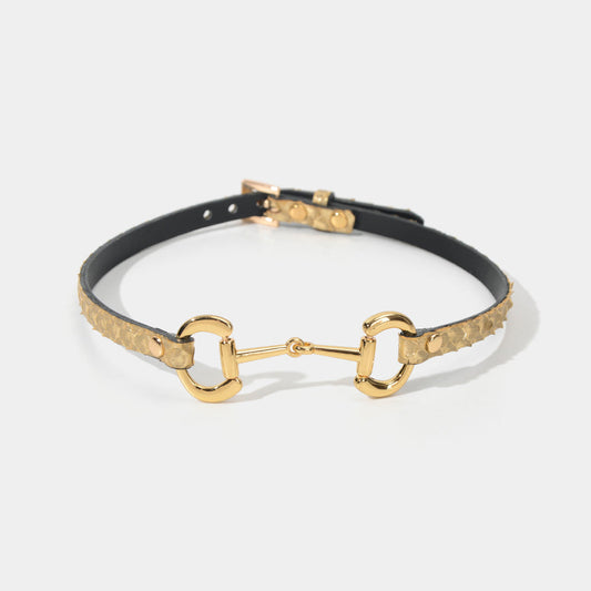 Gold Python Choker/Collar/Wristband