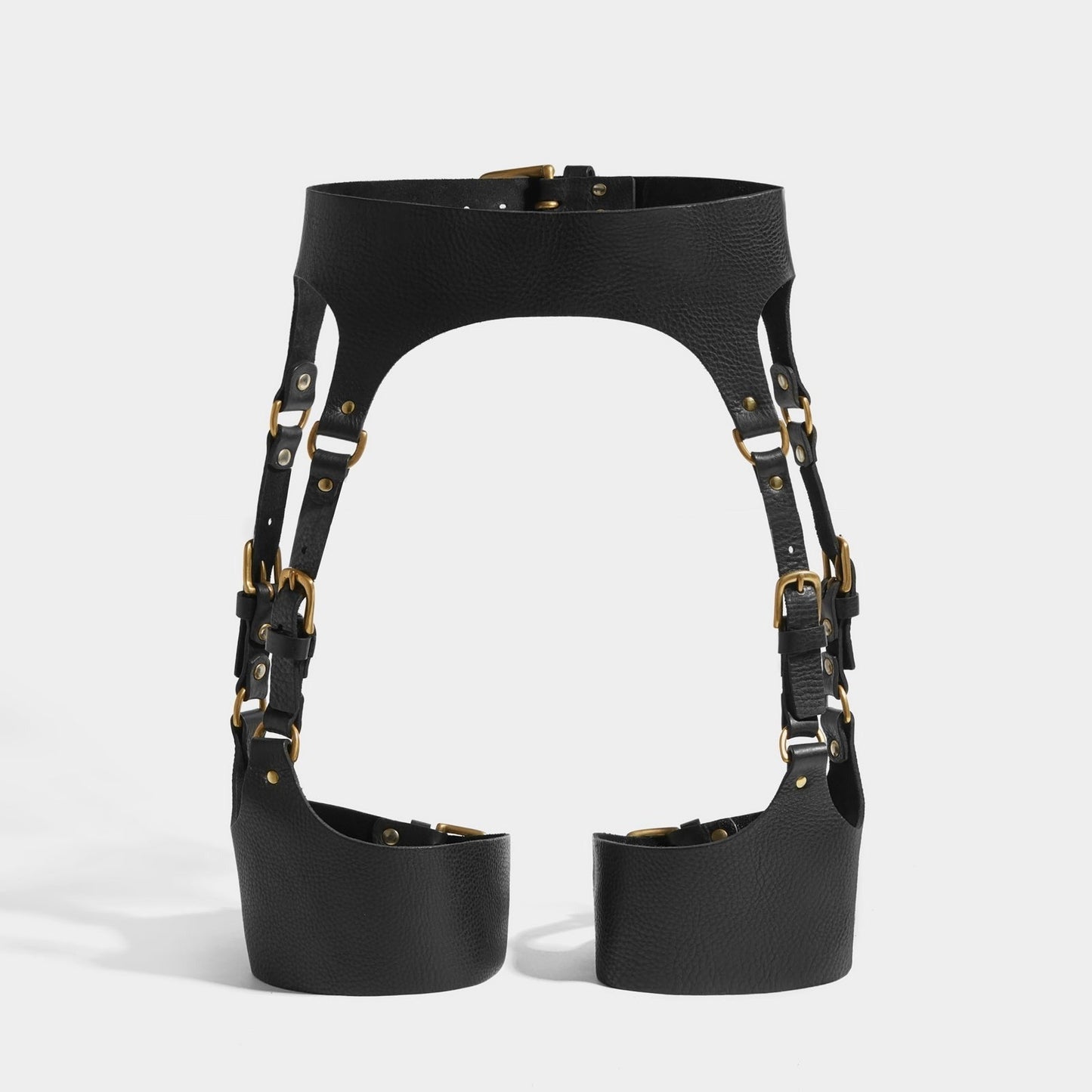 Soft Leather Suspender Harness